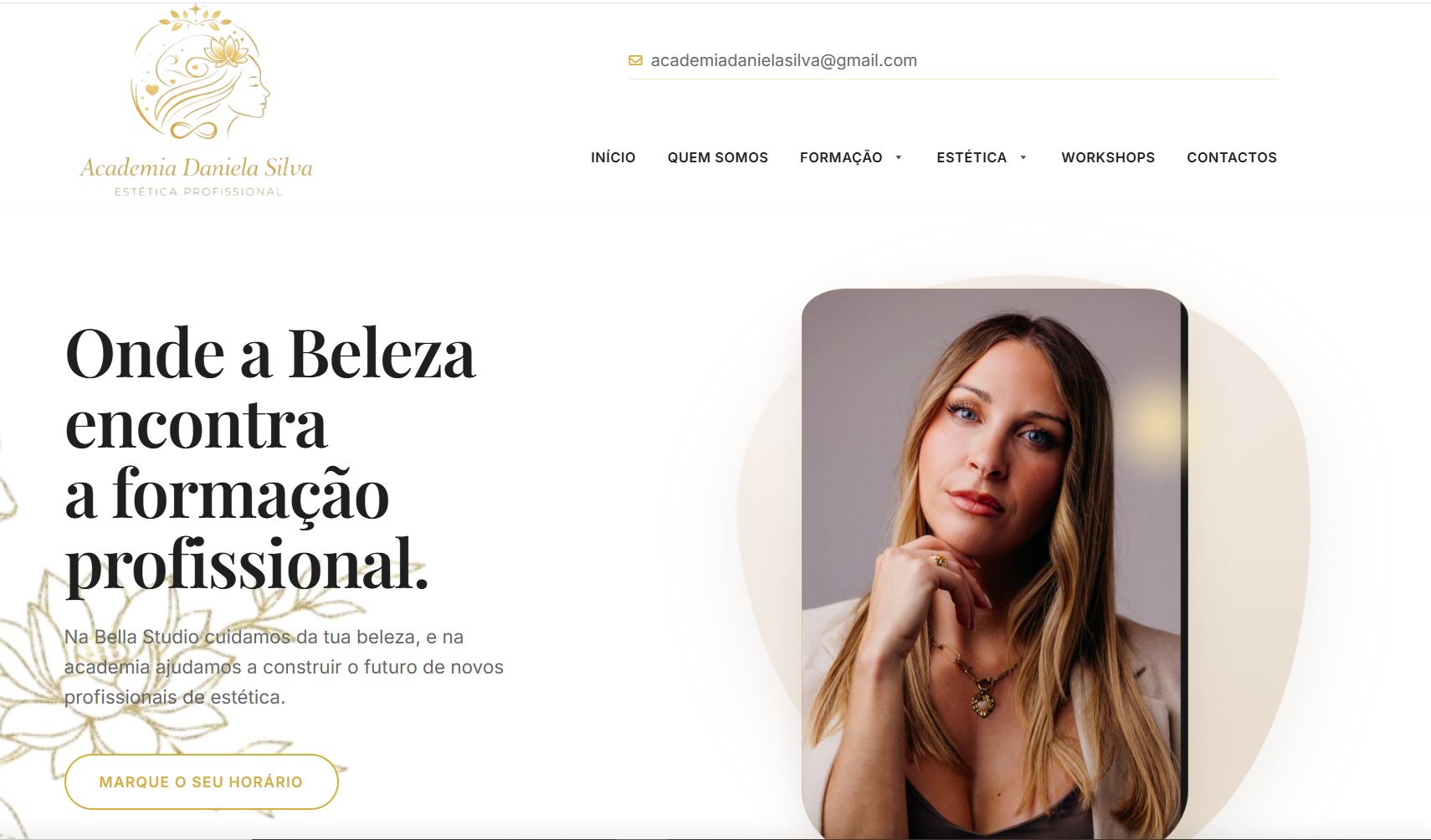 Academia Daniela Silva website